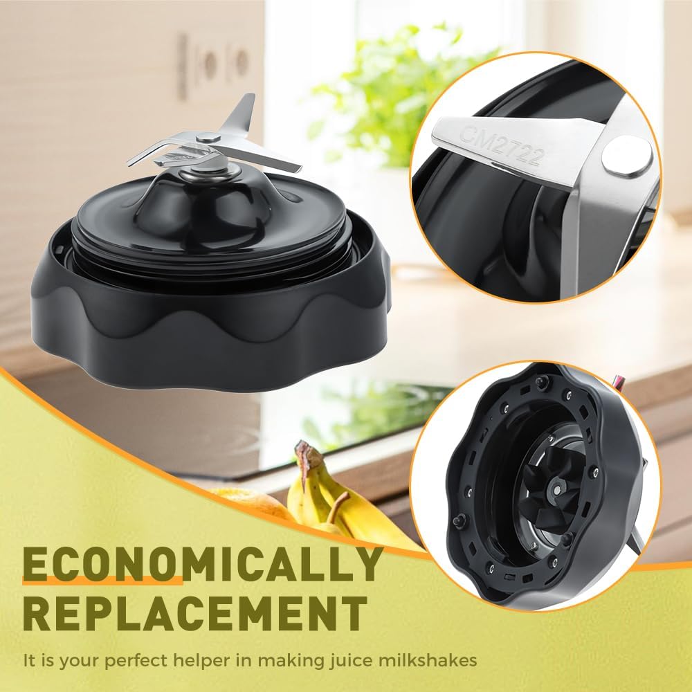 Yetaha Blender Extractor Cross Blade Compatible with NutriBullet Blender Combo 1200 watt & Pro 1000 and NutriBullet Select 2.0, NutriBullet Blender Parts Easily Twist Blade