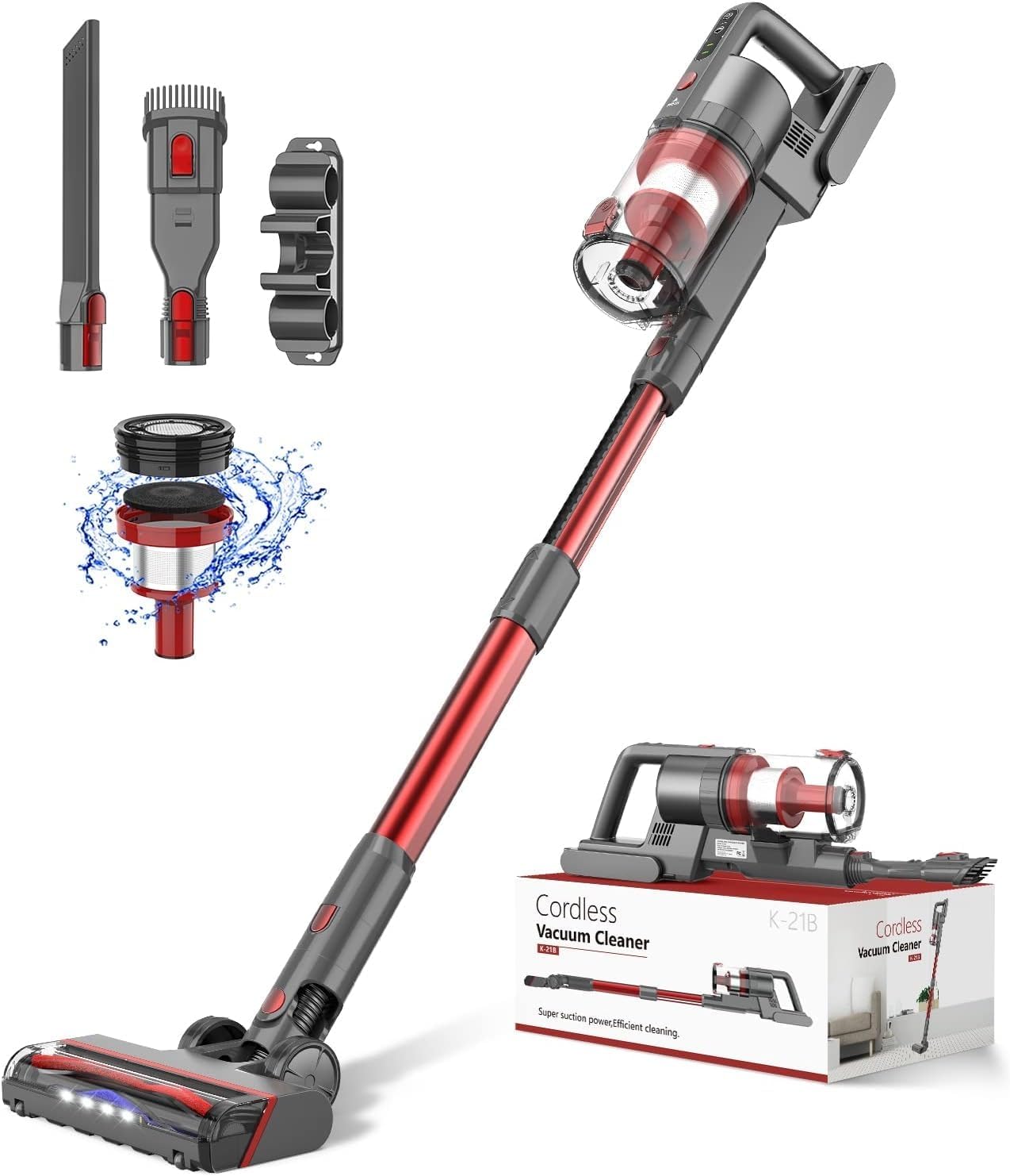 Lightsweight Vacuums, Red Vacuum Cleaner Cordless