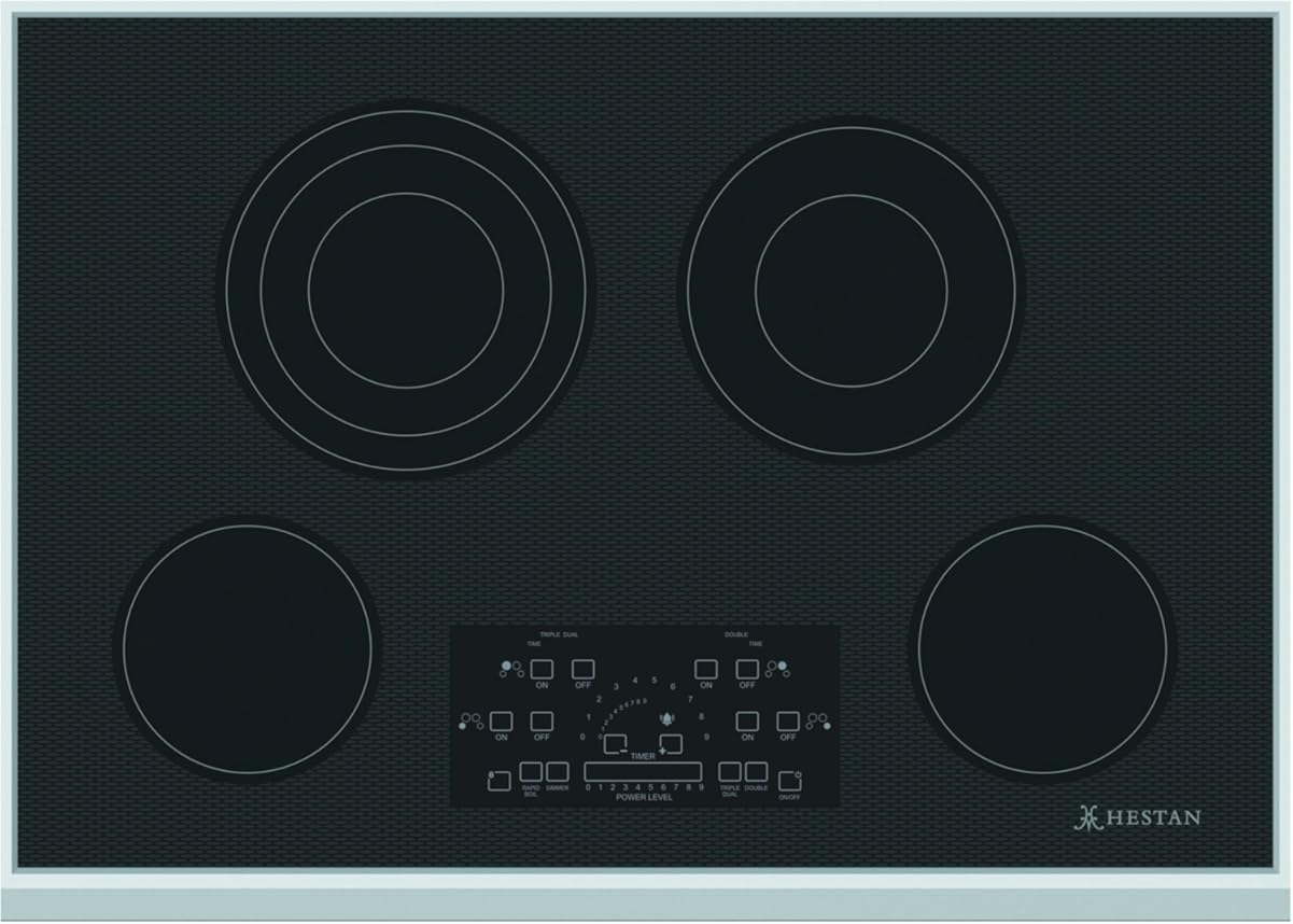 Hestan KEC30-BK 30 Inch Wide 4 Burner Electric Cooktop, 30