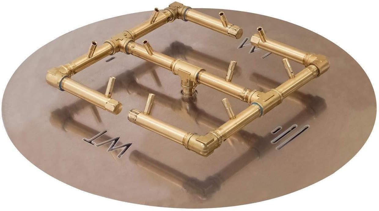 Magnum w/lid Match Lit Fire Pit with Stainless Steel Burner - NG