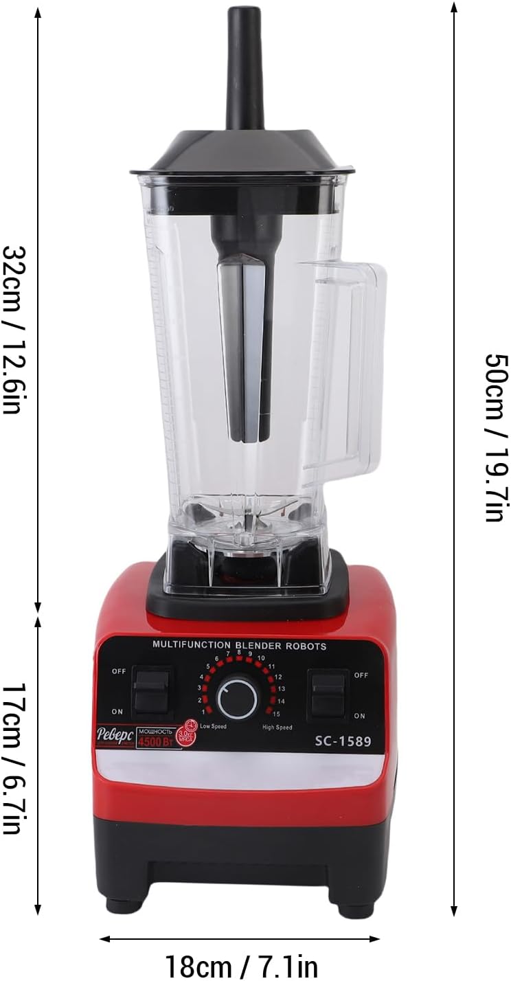 ciciglow Professional Blender, Multifunctional Kitchen Countertop Blender with 2 Cups for Shakes Mixing Grinding Juicing