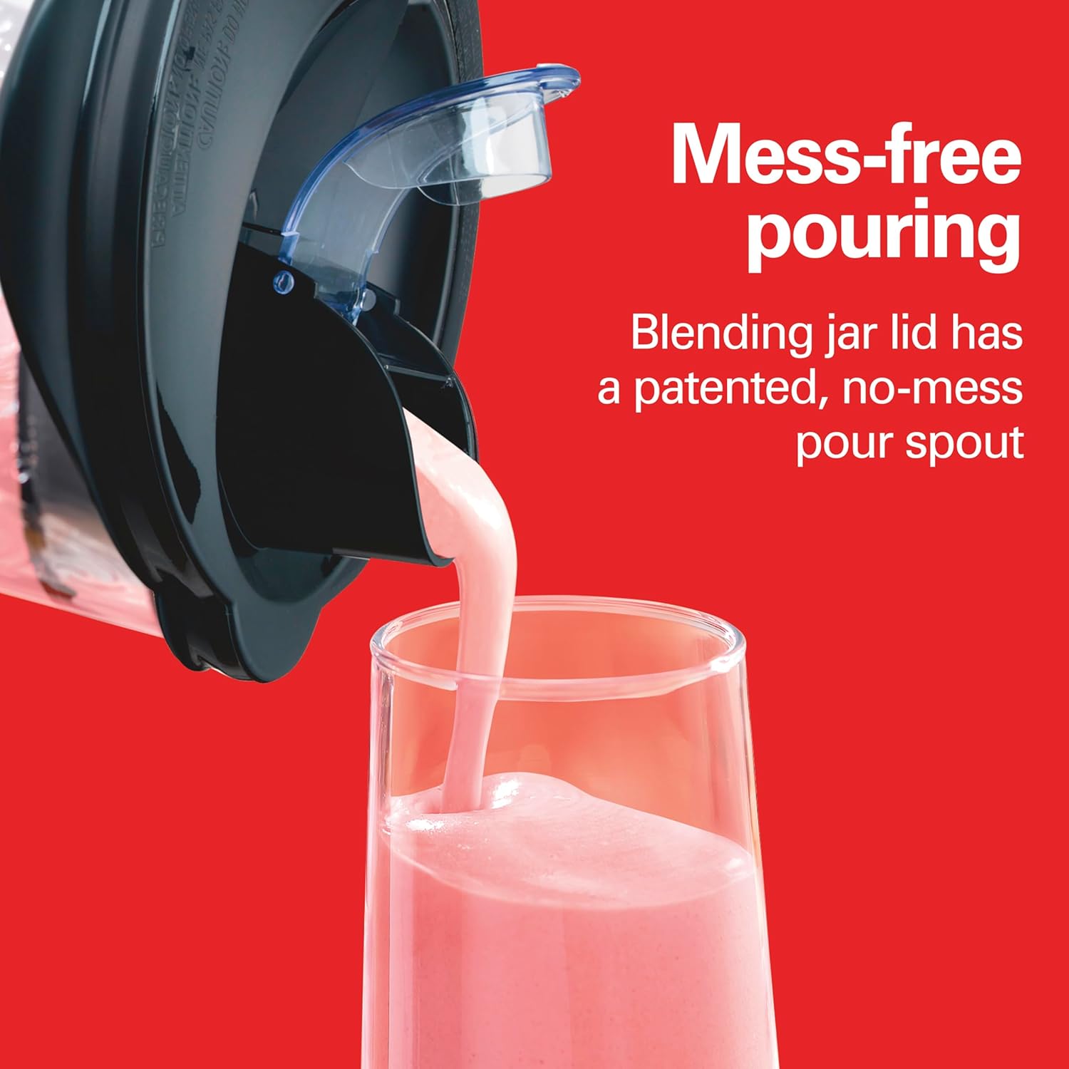 Hamilton Beach Power Elite Blender for Smoothies with 3-Cup Vegetable Chopper, Mini Food Processor, 40oz Glass Jar, 12 Functions for Puree, Ice Crush, Black and Stainless Steel (58149)