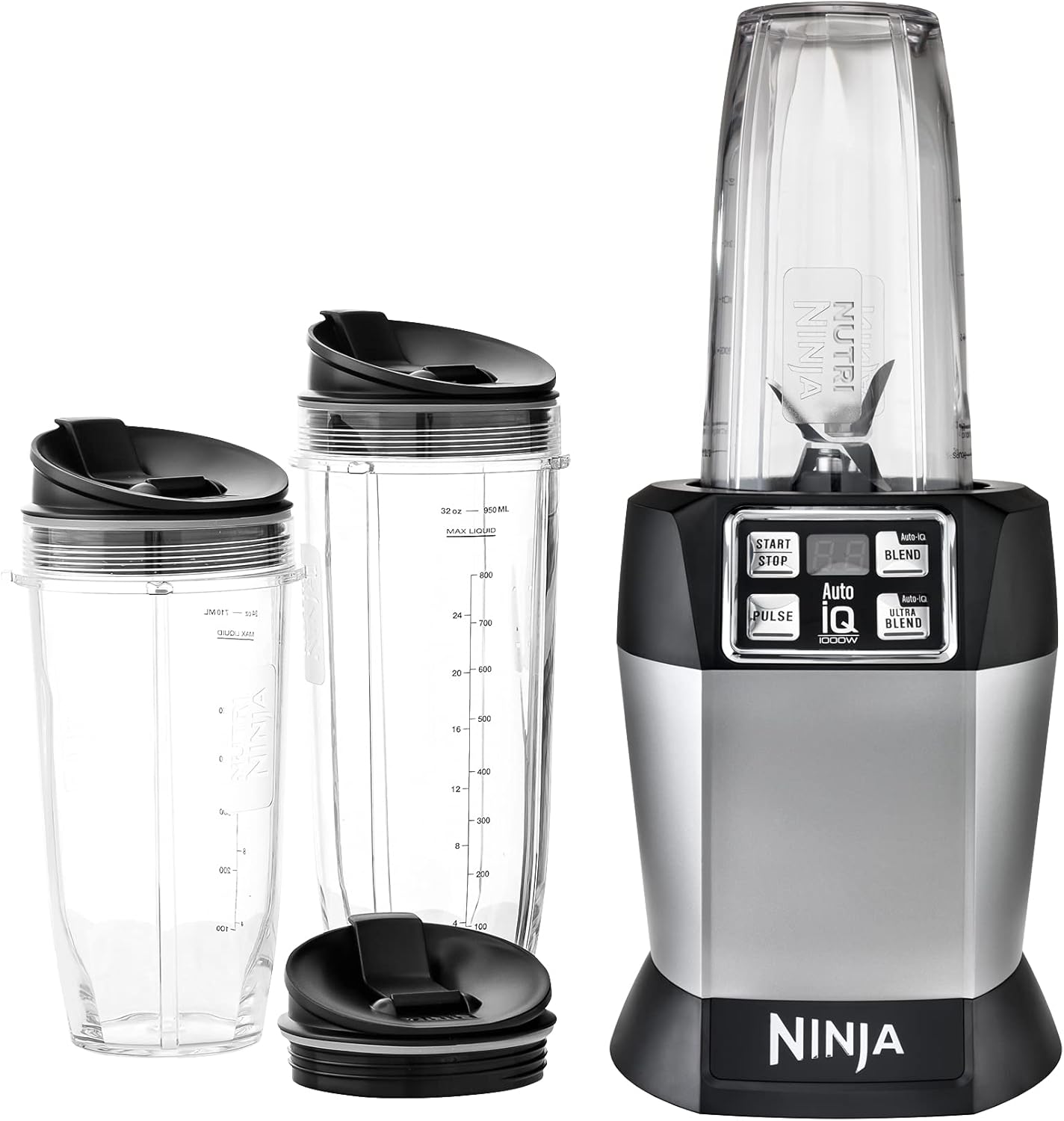 Ninja BL481C Nutri-Ninja Auto-iQ Blender, Silver
