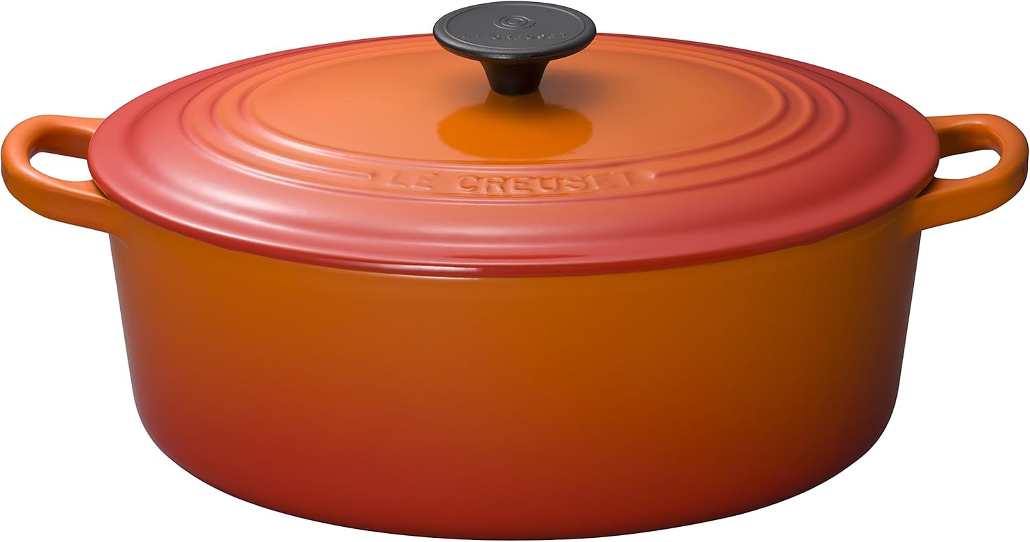 Le Creuset Enameled Cast-Iron 5-Quart Oval French Oven, Flame
