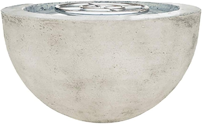 Prism Hardscapes Moderno 3 Concrete Gas Fire Pit (PH-402-3LP), Propane, Natural, 30-Inch