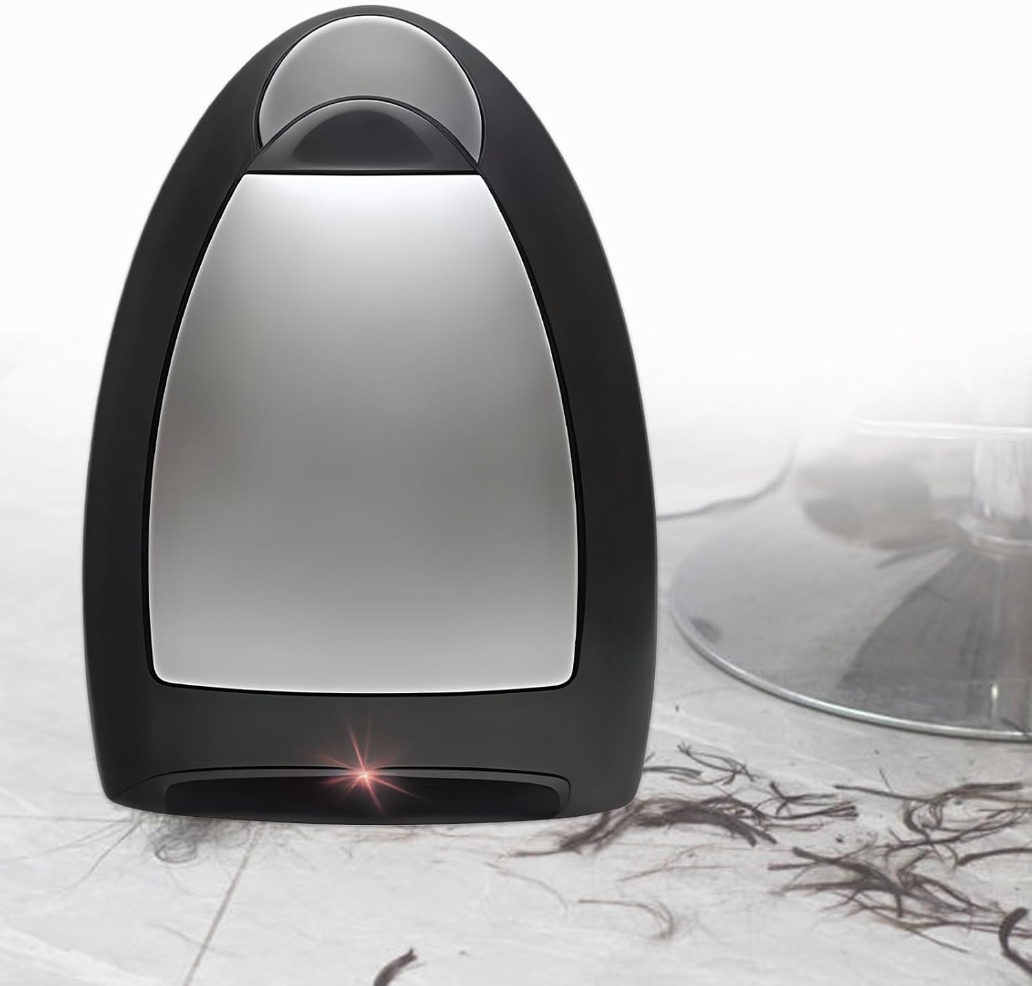 Touchless Vacuum Cleaner, 1000w Hair Salon Canister with 3.6l Dust Box, Automatic Sensors, Corded Electric for Hair Salon and Pet Grooming Cleaning Black