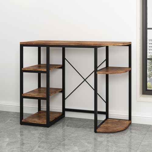 Mini Fridge Stand with Storage, Bakers Rack, Mini Fridge Cabinet with Storage, Coffee Bar Cabinet with Mini Refrigerator, Microwave Oven Stand Rack for Home Dorm Office.