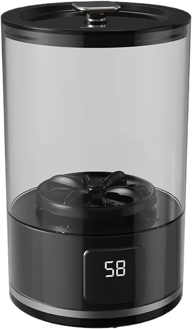 Portable Washing Machine, Power Washercharging 3-speed Adjustment For Travel Socks Underwear Wireless Portable Clothing Washing Cups,for Apartments, Homes, and Dorms(Black)