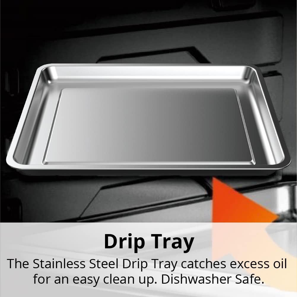 Aria 30 Qt. Touchscreen Toaster Oven with Recipe Book, Brushed Stainless Steel