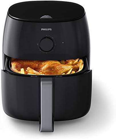 Philips Avance Collection Airfryer XXL, Twin TurboStar with Fat Removal Technology- Fry healthy with up to 90% less fat
