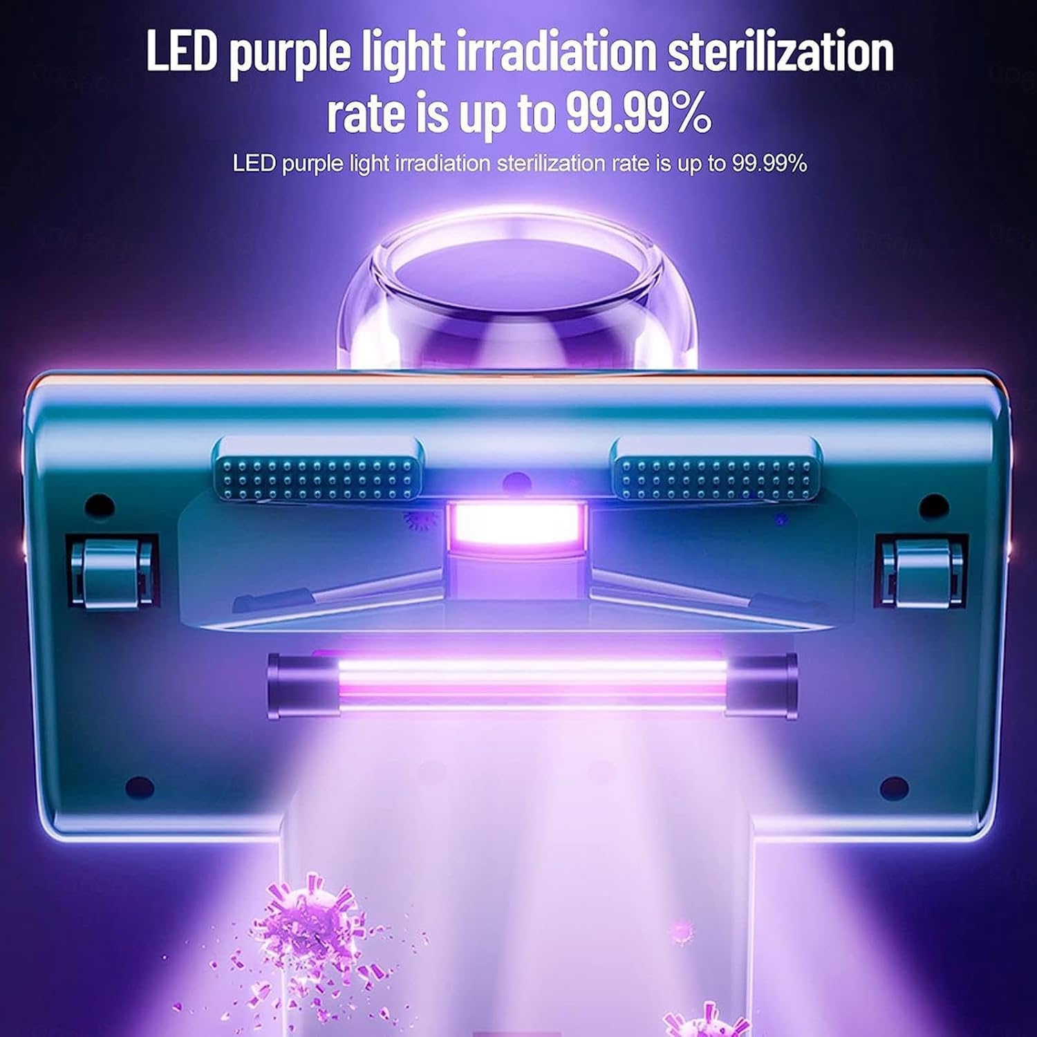 Bed Vacuum Cordless, 3-in-1 Wireless Mattress Vacuum Cordless High-Frequency Vibration, Uv Lighting Mattress Vacuum Cordless Effectively Clean Up Bed, Pillows, Carpets, Etc,Green