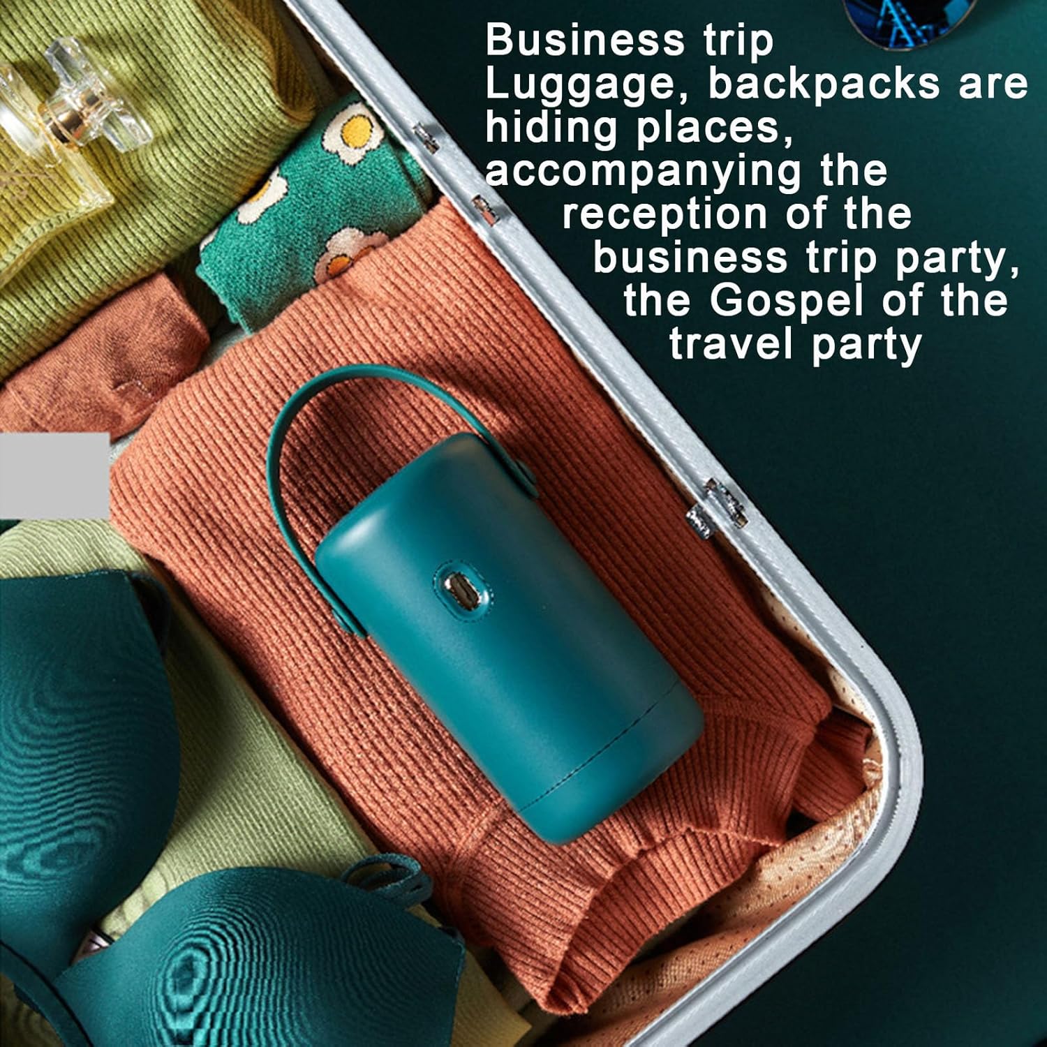 Portable Dryer, Mini Design, Ideal for Business Trips and Travel, Essential for Home Use, 250W High Power Quick Drying