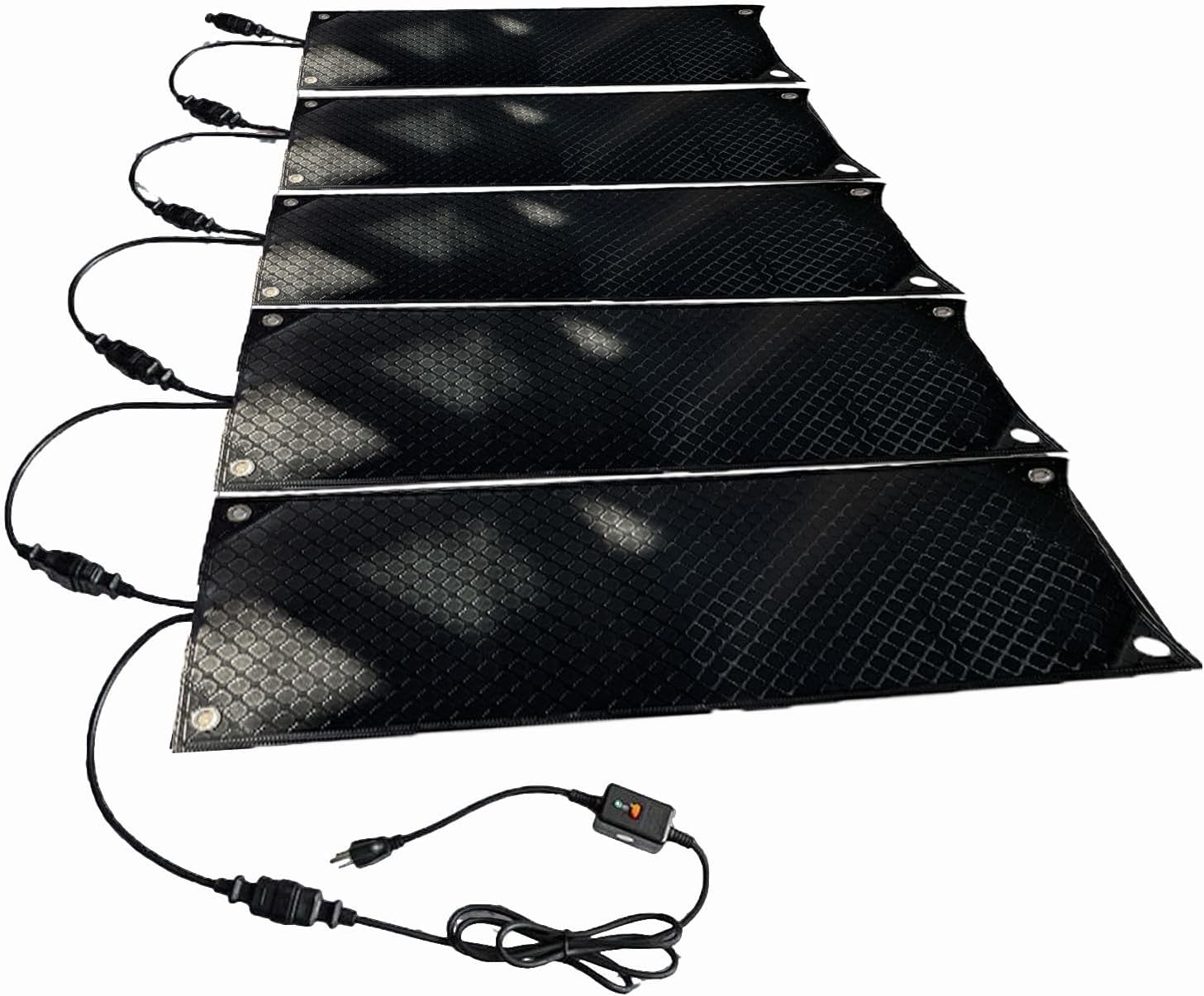 Heated Outdoor Mats,Snow and Ice Melting Mats, No-Slip Stair Heating Mat,10