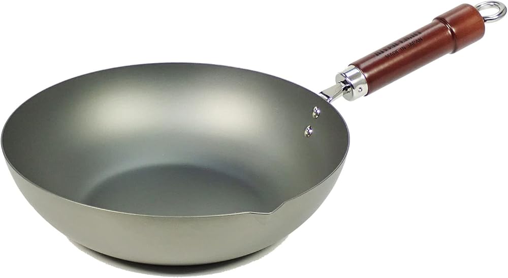 River Light Iron Stir Fry Pot, Old Type, Extreme 11.8 inches (30 cm), Wok