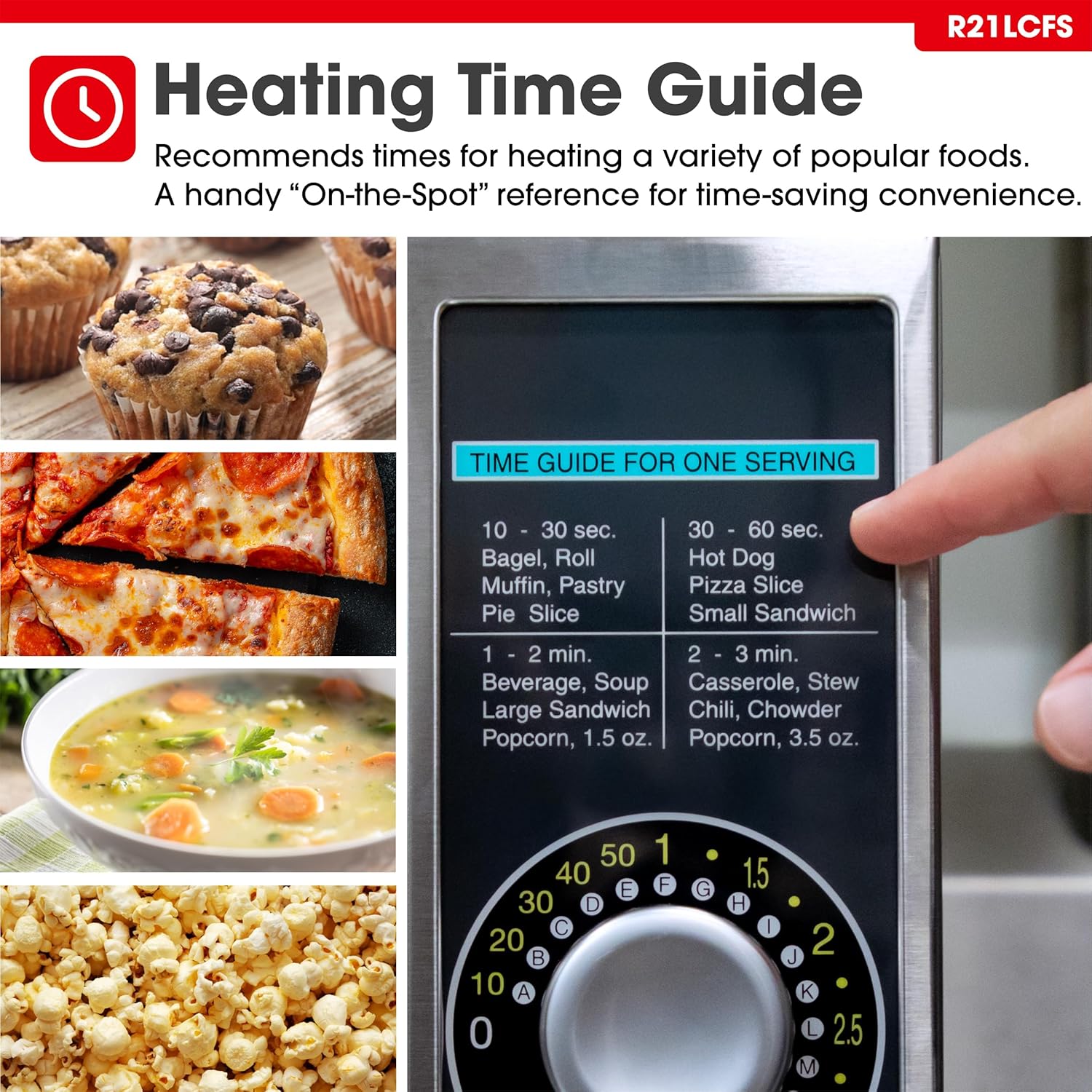 Sharp R-21LCFS Medium Duty Commercial Microwave (Dial Timer, 1000-Watts, 120-Volts) (Update of R-21LCF),Silver