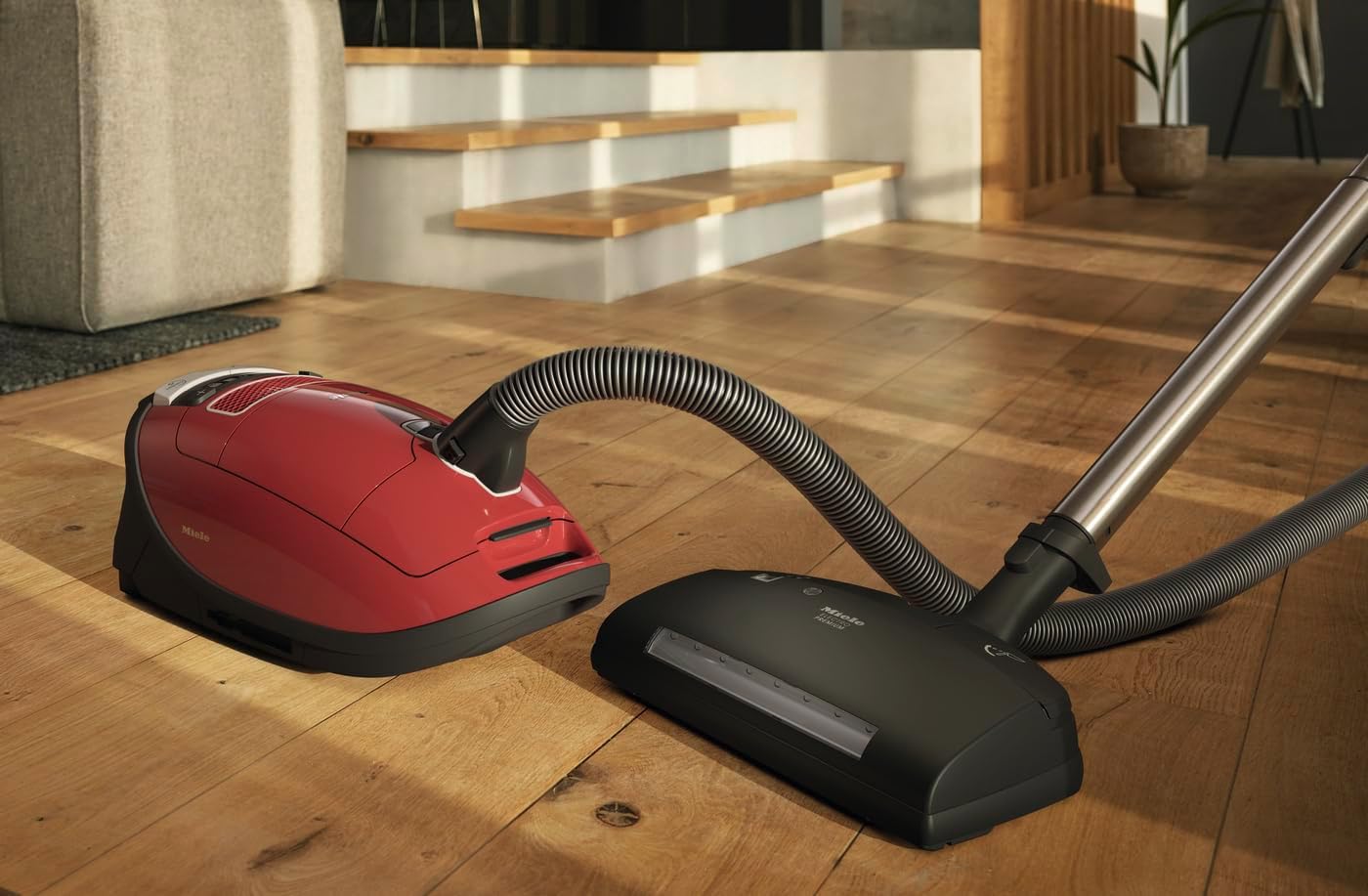 Miele Original SEB 236 Electro Premium Floorbrush, Motorized Extra-Wide Floorhead for Select Miele Vacuum Cleaners, Quick and Deep Cleaning of All Carpet Depths – 7311290