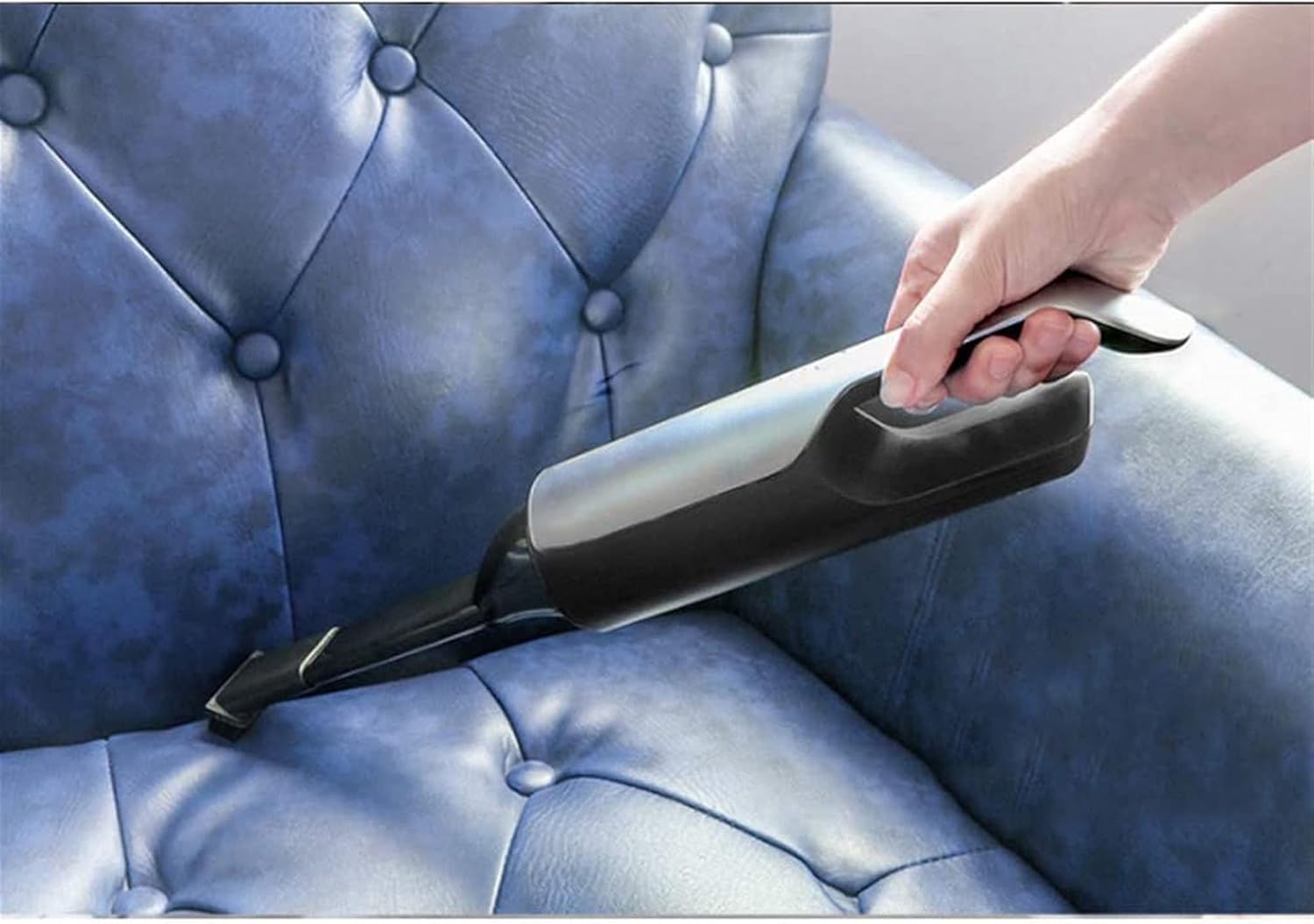 Handheld Vacuum Cleaner, Vacuum Handheld, 4200PA Battery Vacuum Cleaner Wet/Dry Noise Reduction Bagless Portable Vacuum Cleaner Quick Charge Household and Car Vacuum Cleaner