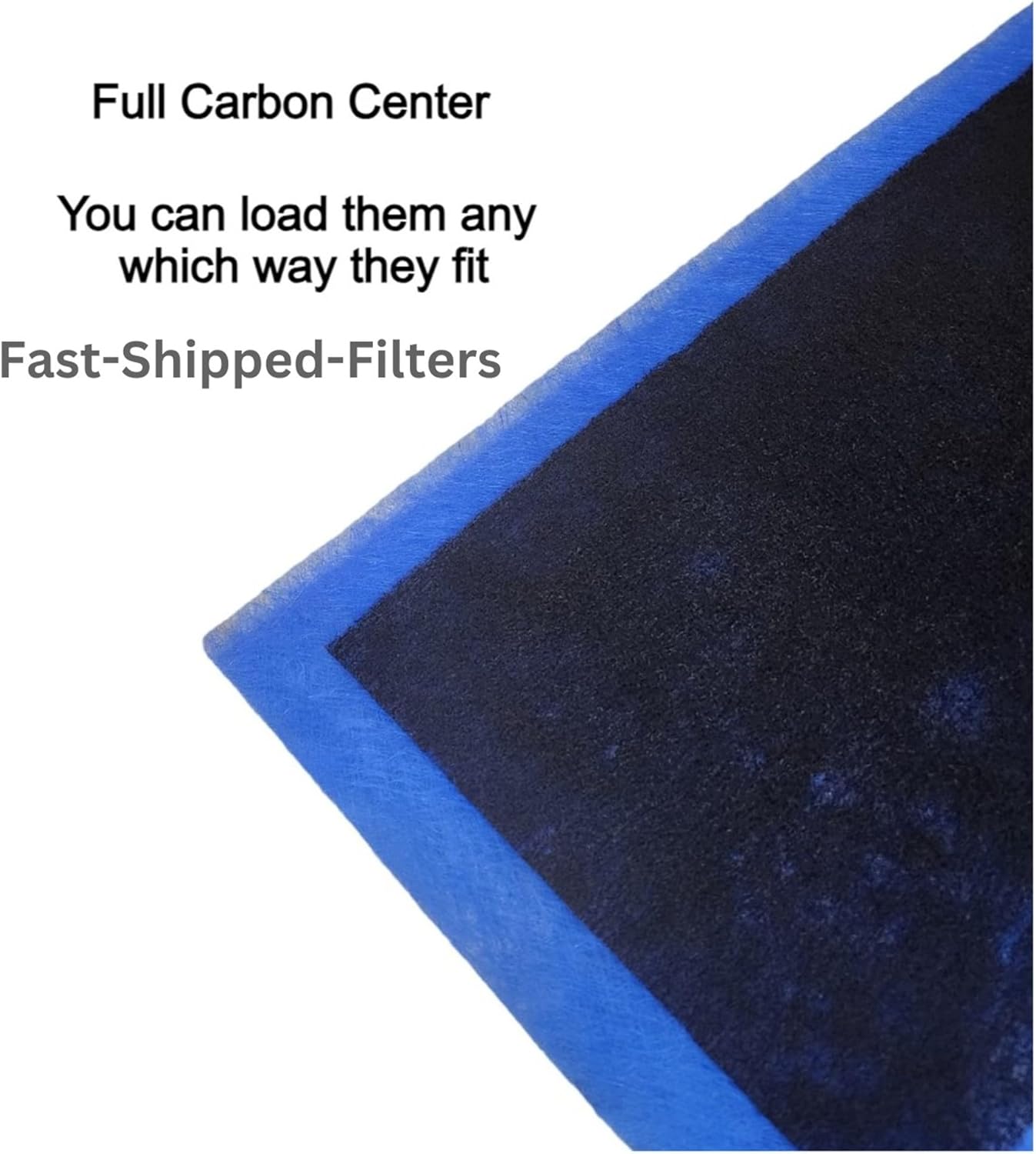 Fast-Shipped-Filters 10 Pack 20x25 Replacement Filter Pads Designed to Fit with Dynamic Air Cleaner 20x25 Refill Blue