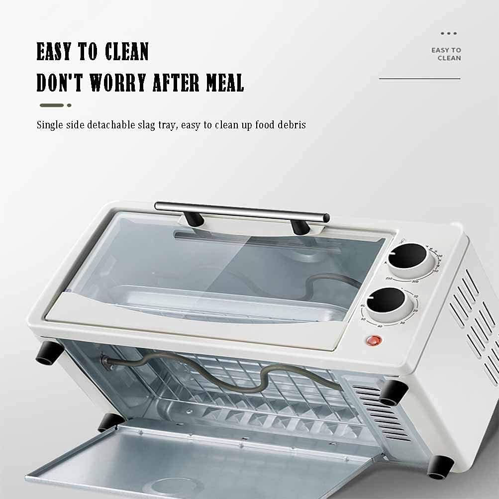 oven mini oven air fryer oven Mini Oven, 10L Convection Countertop Toaster Oven Multi-Function Air Fryer Digital Electric Oven Rotisserie Roaster Cooker Toaster Oven Air Fryer, (Color : White) ( Col