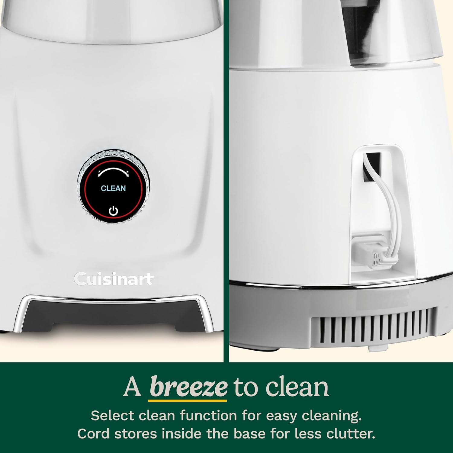 Cuisinart Hurricane® 48 oz Glass Jar Digital Blender, Manual 5 Speeds, 6 Presets - Smoothie, Pulse, Milkshake, Cocktail, Ice Crush, and Clean, BL-200