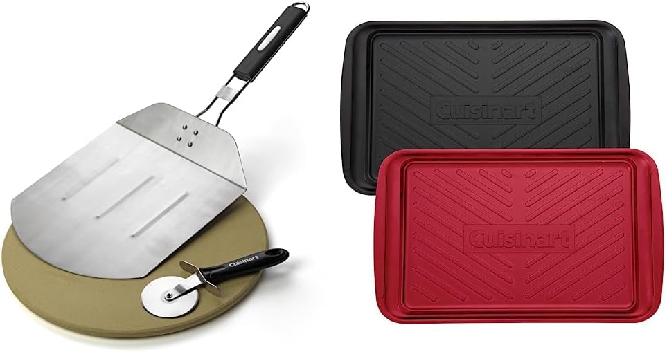 Cuisinart Pizza Grilling Set with Grilling Prep and Serve Trays