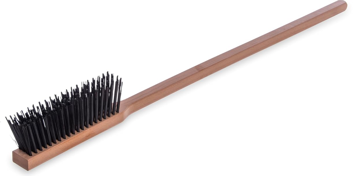 Carlisle FoodService Products 4577200 Pizza/BBQ Oven Brush, Carbon Steel Bristles, 5-1/2