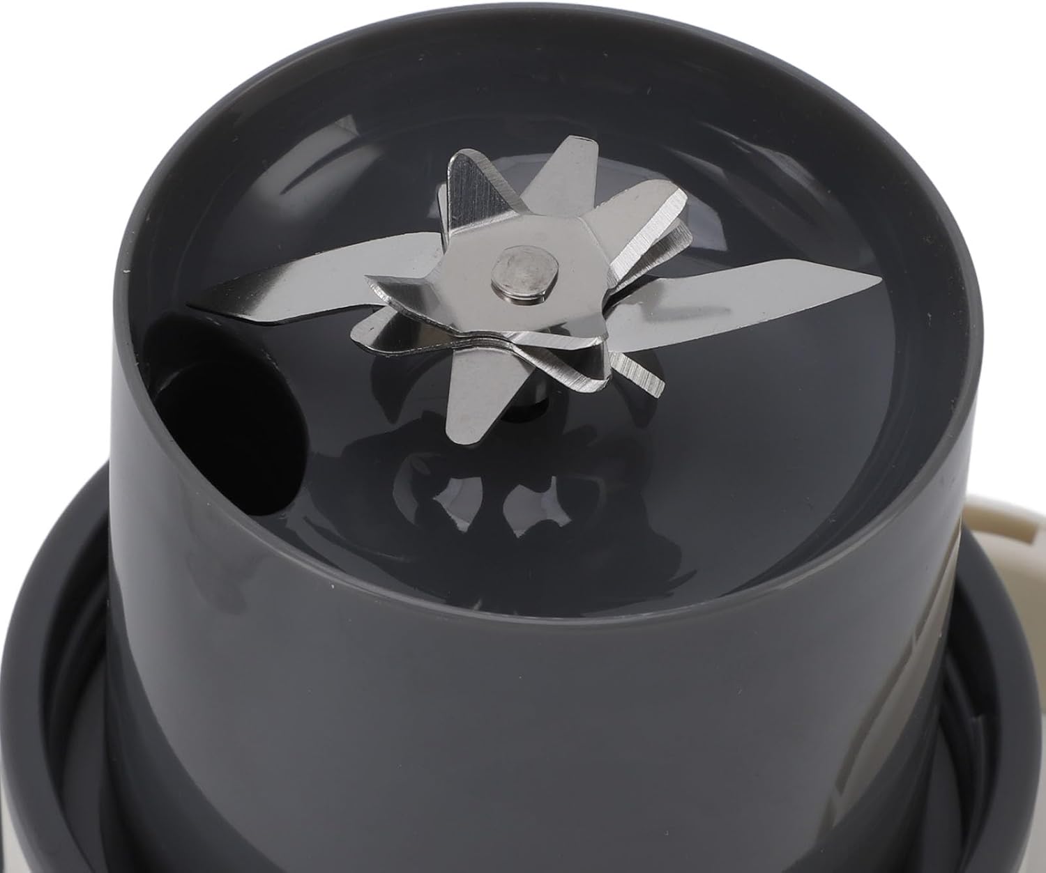 Diydeg Portable Juicer, 800ml Blender Cup, Portable Blender with 3000mAh Battery, Ergonomic Handle, Blender for Home, Sports, Office, and Travel (Gray)