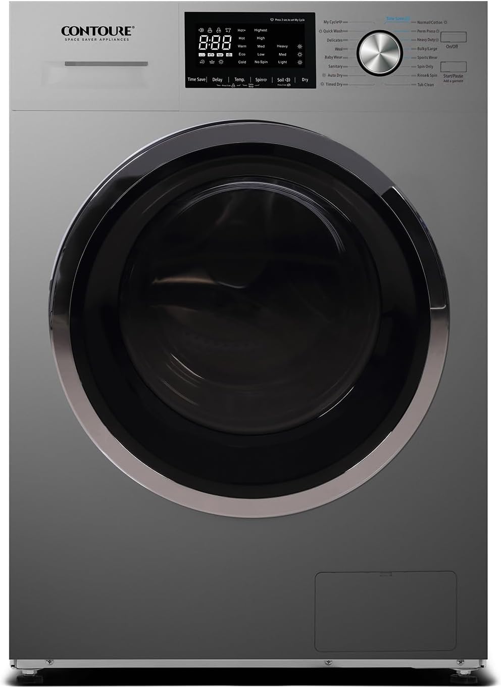 2.7 cu. ft. Washer / Dryer Combo with Steam, Ventless, Titanium