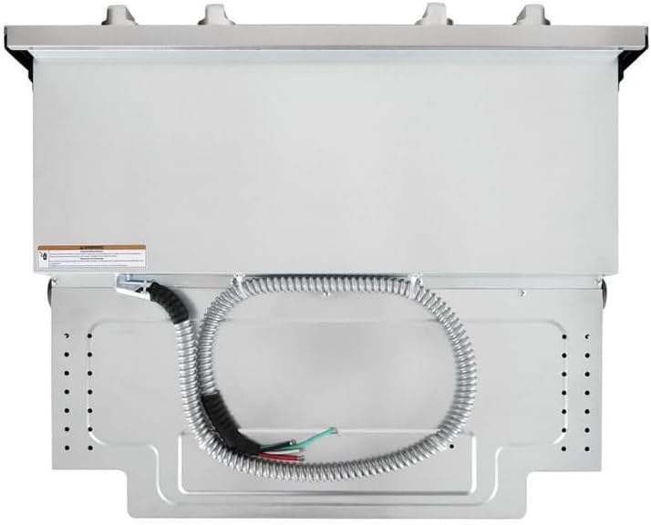 Forno Vomero 30-Inch Double Wall Oven, 10 cu.ft Total Capacity, 7100W Electric Convection with Manual Steam Clean & Mechanical Controls, Includes Both Antique Brass Stainless Steel Handles - White