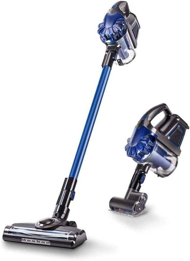 Handheld Vacuum Clean,Upright Vacuum Cleaner Cordless Vacuum Stick Lightweight 2 in 1 Handheld Rechargeable Vacuum with Powerful Suction and LED Brush for Home and Pet Hair Cleaning