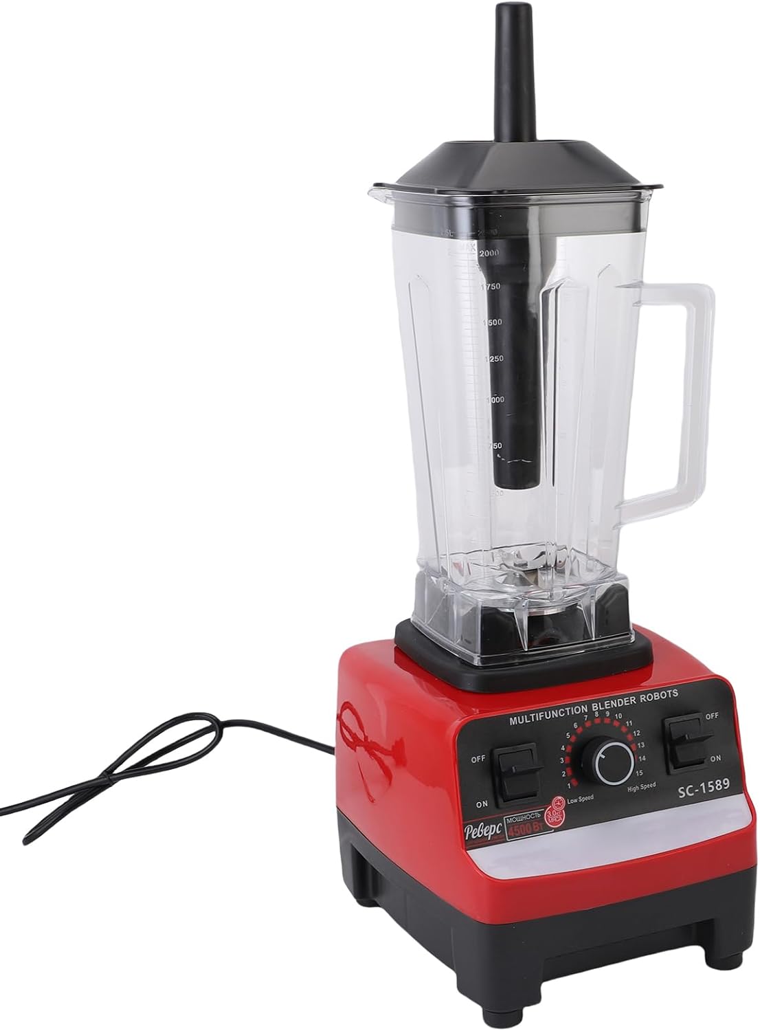 ciciglow Professional Blender, Multifunctional Kitchen Countertop Blender with 2 Cups for Shakes Mixing Grinding Juicing