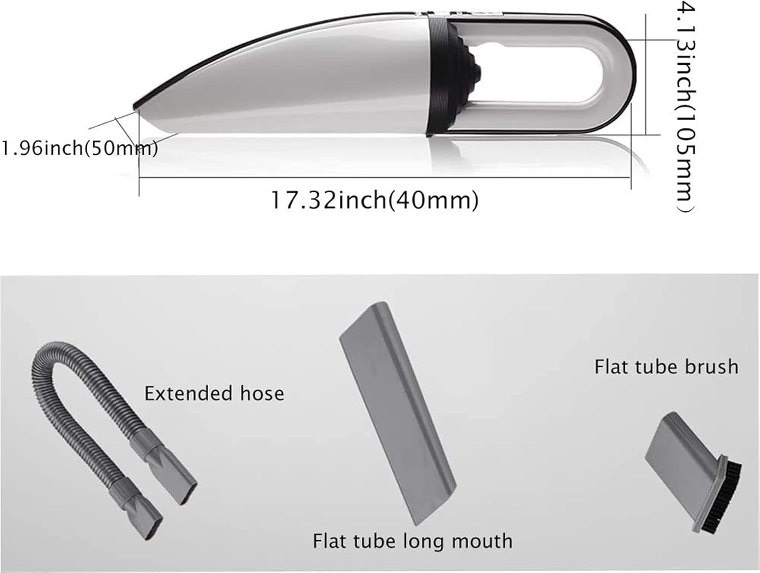 Handheld Vacuum Cordless 4.4KPa, 1.1LB Lightweight Hand Vacuum Cleaner with Upgraded Brushless Motor & Single Touch Empty, Car Vacuum Cordless with Car Charger/Charging Dock