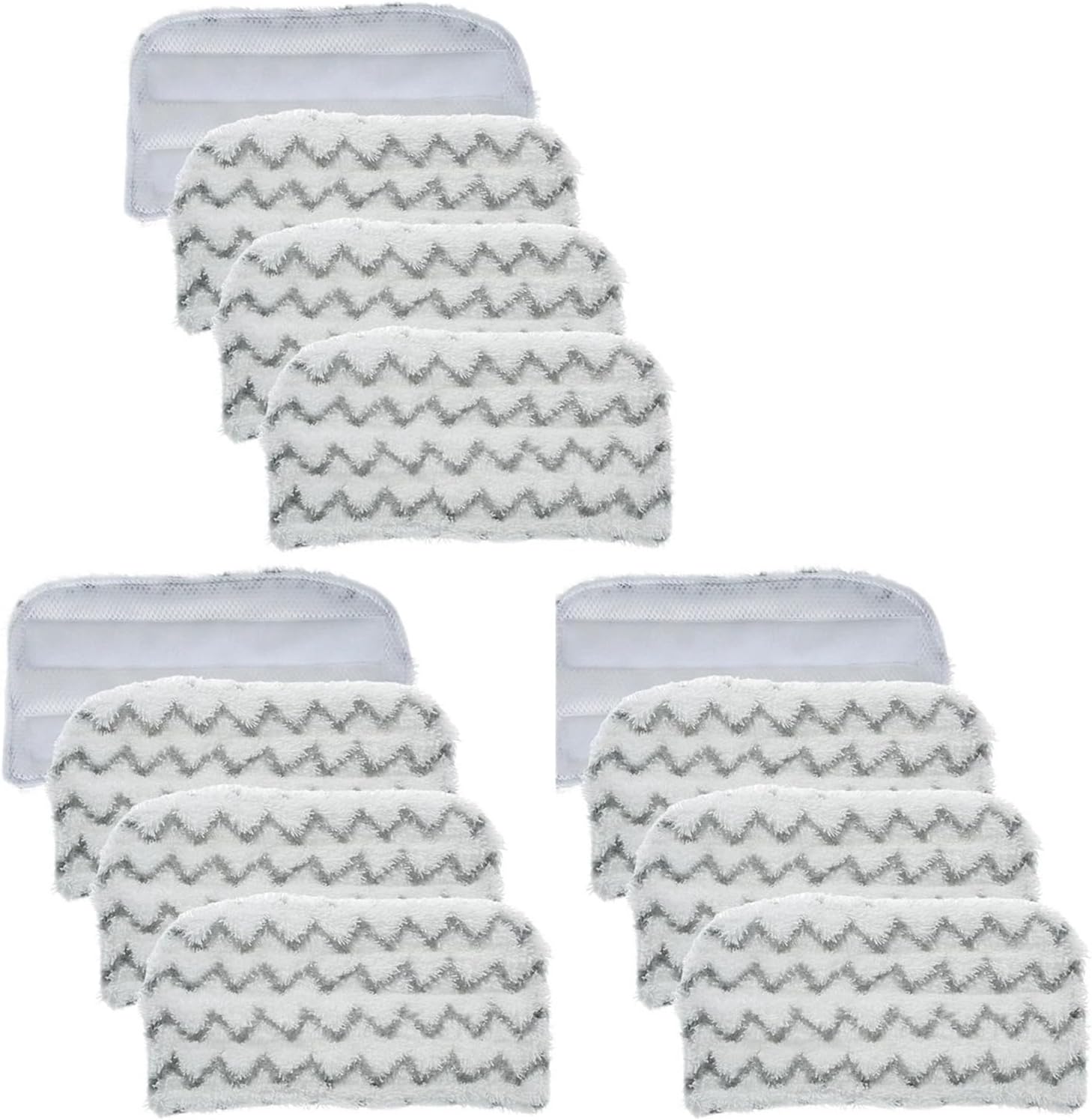 Steam Mop Replacement Pad Reusable Stem Washable Cleaner Pad，Compatible For Shark S1000 S1000A S1000C S1000WM(3Sets)