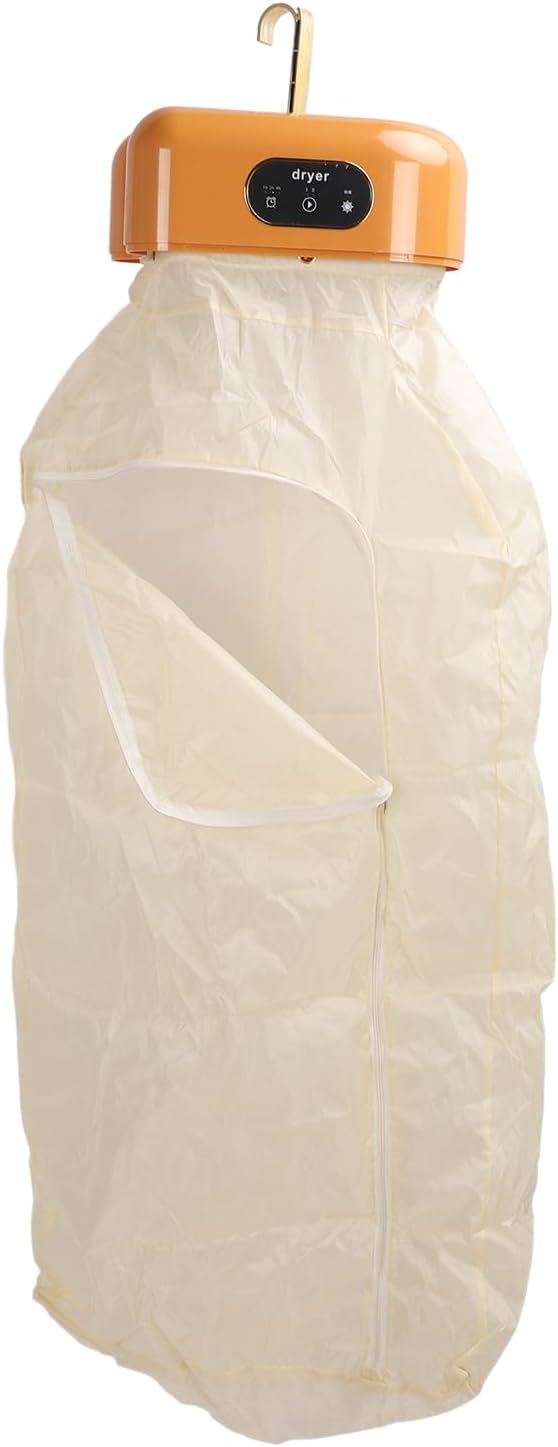 Portable Clothes Dryer, Foldable Electric Drying Machine, 600W Compact and Quiet - Fast Drying, Energy Efficient, Ideal for Travel and Small Spaces