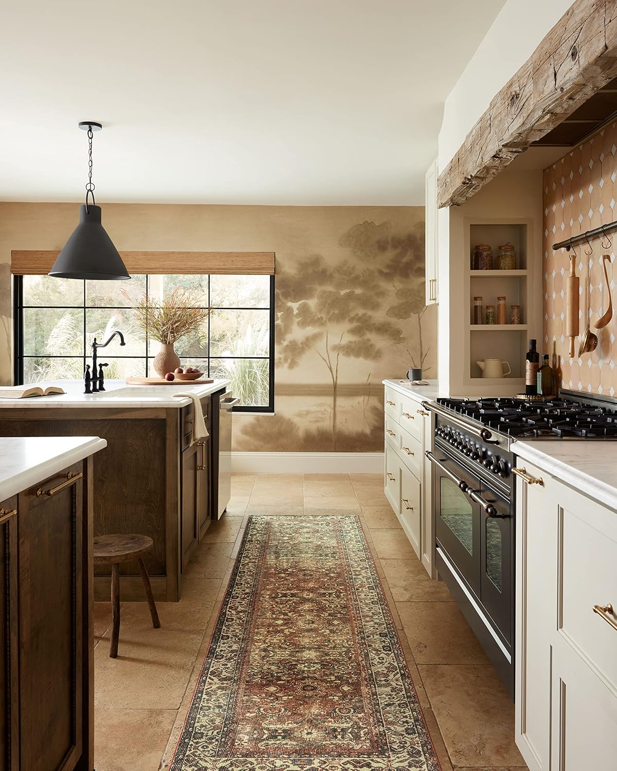 Loloi Magnolia Home by Joanna Gaines Banks Collection BAN-04 Brick/Ivory 2'-6