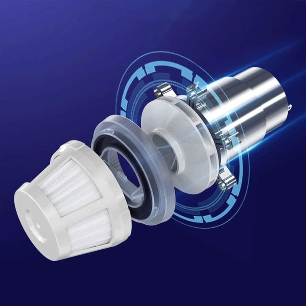 Vacuum Cleaner Wireless Mini Handheld Dual Filter Vacuum Cleaner, Portable Strong Suction Dual Purpose Dry and Wet Vacuum Cleaner, Multi-Function Large Capacity Battery Non-Slip Handle Su