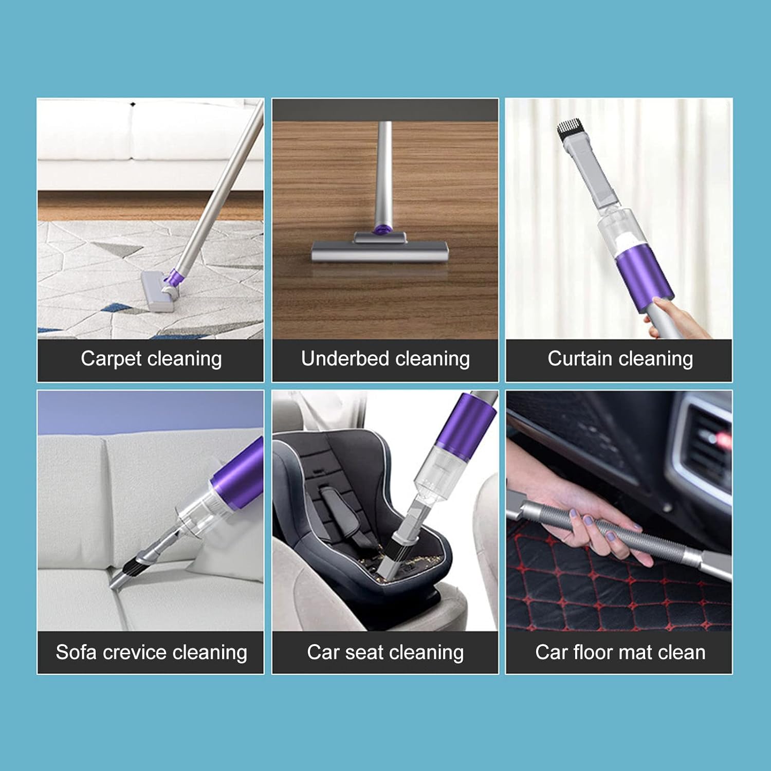 Cordless Vacuum Cleaner,Stick Removable Handheld Portable 40min Runtime Household Car Large Suction Dust Collector