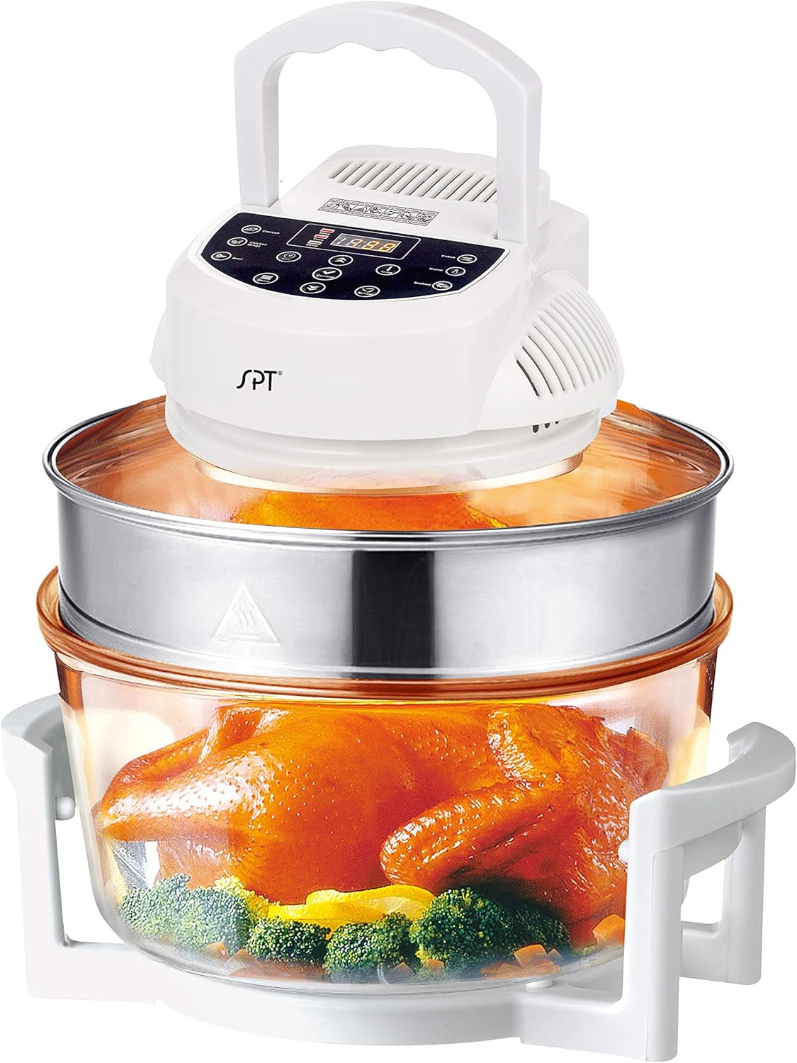 SO-2005A: Digital Convection Oven with Extender Ring and 6 Pre-programmed Settings