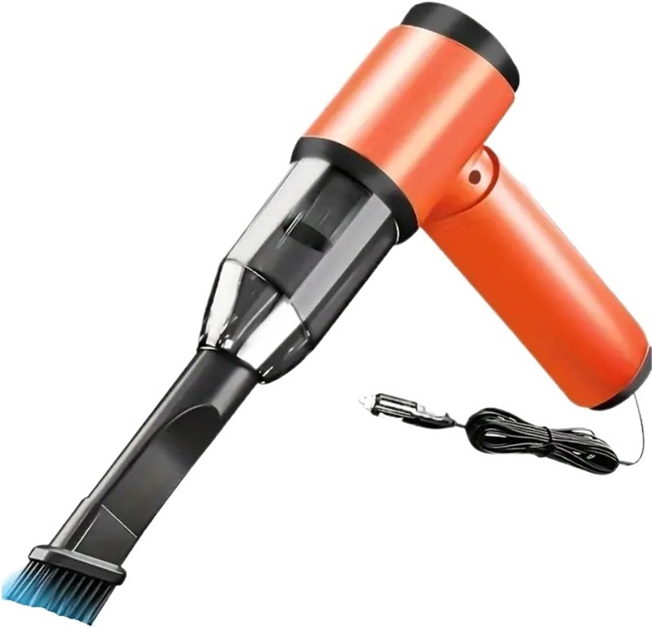 Small Portable Strong Suction 12v Wired car Special Vacuum Cleaner, a Tool for Cleaning Gaps and Garbage in The car(Orange)