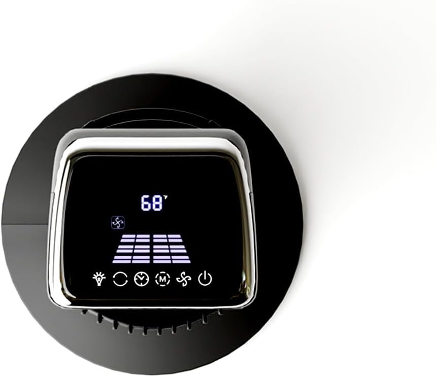 Emerson SmartVoice 42” Bladeless Tower Fan, Offline 40+ Voice Control Commands, No APP, No WIFI, No Setup, 70° Oscillating, 3 Speeds, 15-Hr Timer, Sleep Mode, Remote Control (SmartVoice 42