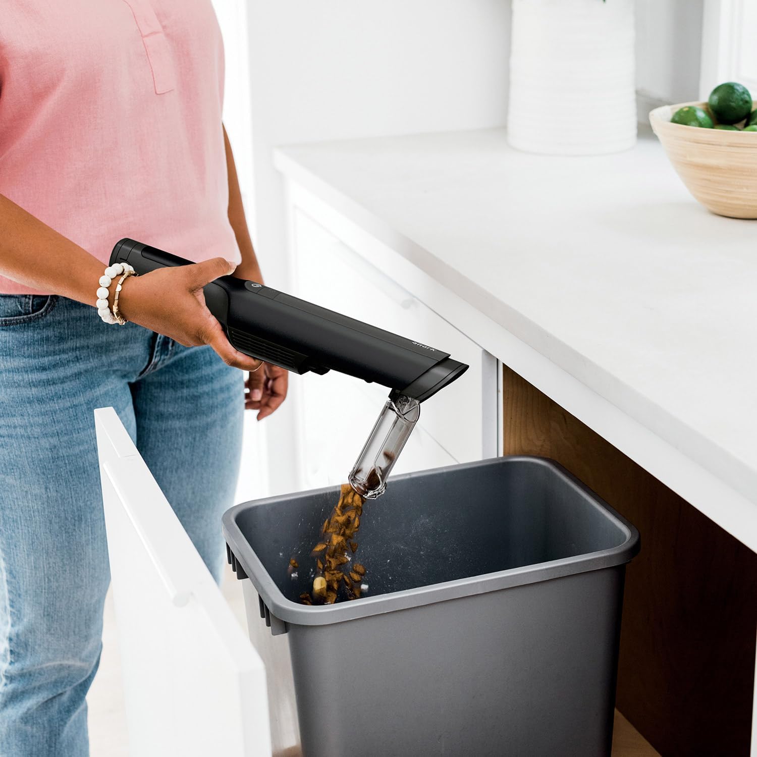 Shark WV410CO WANDVAC Cordless Handheld Vacuum Cleaner, Portable and Lightweight, Powerful Suction for Pet Hair, Car, Home, Black (Renewed)