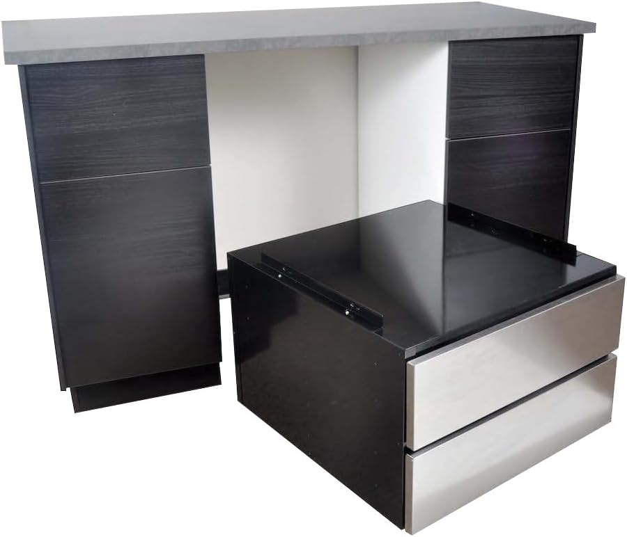 Sharp SKMD24U0ES 24 in. Under the Counter Microwave Drawer Oven Pedestal