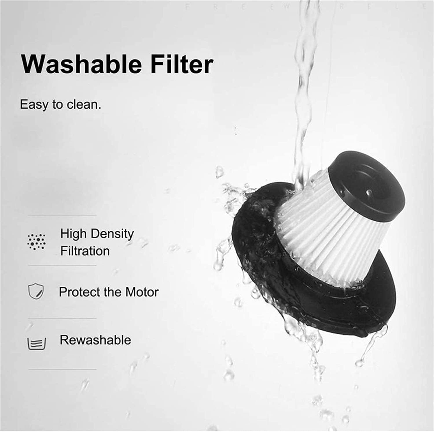 Handheld Vacuum Cleaner Cordless, Rechargeable (USB Charge), Powerful Suction Cleaner, Portable Hand Vacuum for Pet Hair Home and Car Cleaning (Color : B)