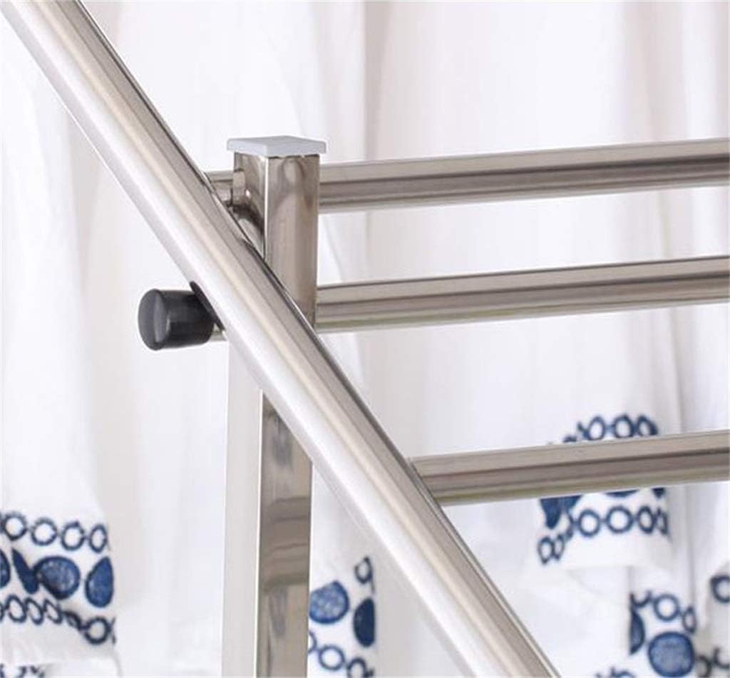 Stainless Steel Clothes Airer Folding Clothes Drying Rack for Indoors and Outdoors Laundry Drying Rack Foldable Dryer(