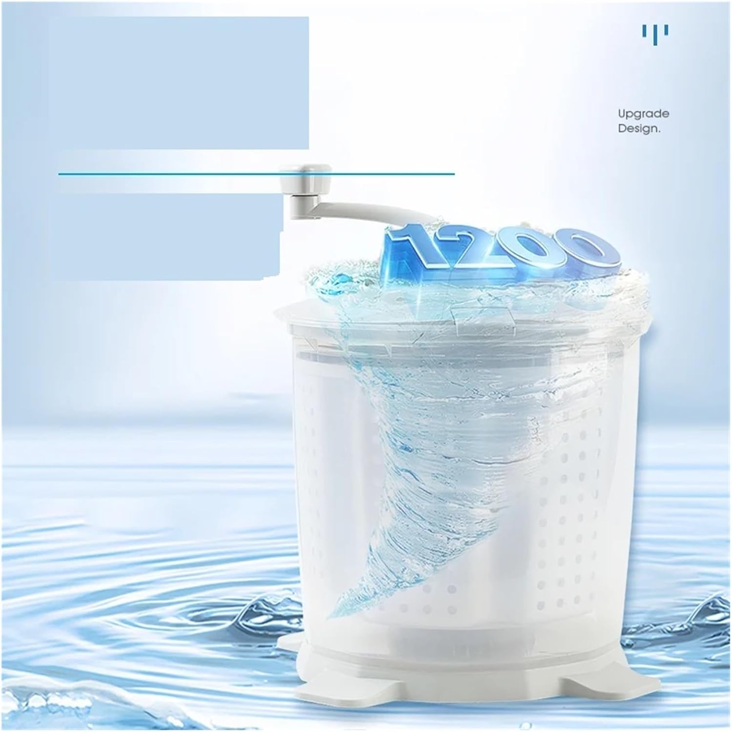 Hand-cranked Power-free Washing Machine With Integrated Washing And Drying For Portable Student Dormitory,for Travel,Camping, RV & Dorms