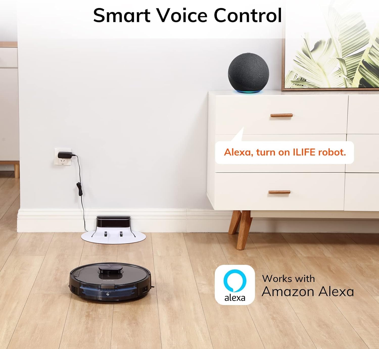 ILIFE A10 Mopping Robot Vacuum Cleaner, Robot Vacuum and Mop Combo, Lidar Navigation,2000Pa Strong Suction,Wi-Fi Connected, Works with Alexa, Multiple-Floor Mapping, for Pet Hair, Hard Floor, Carpets.
