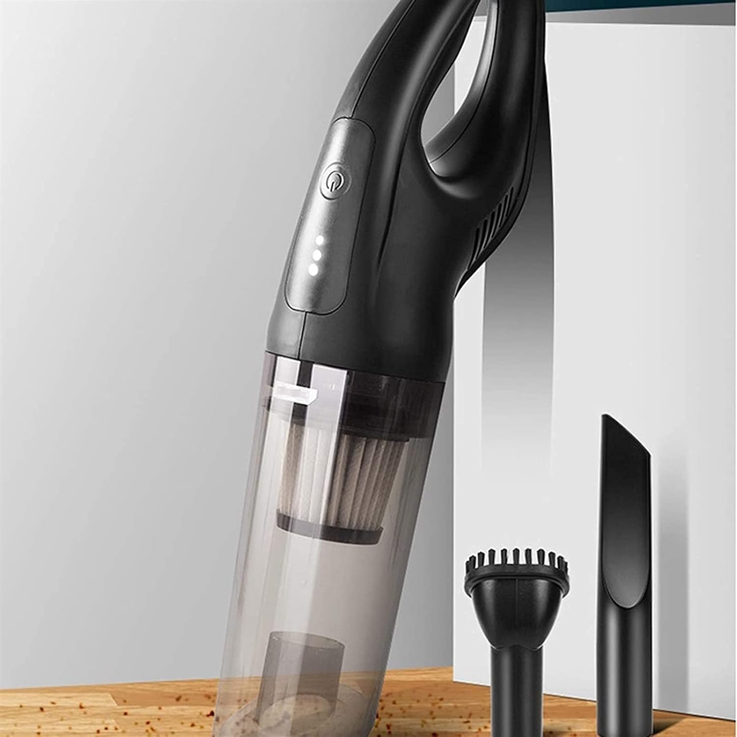 Handheld Vacuum Cleaner, Cyclone Handheld Vacuum Cordless and Powered by Strong Motor, Quick Charging Tech, Replaceable HEPA Filter Meet Various Needs in Vehicle & House