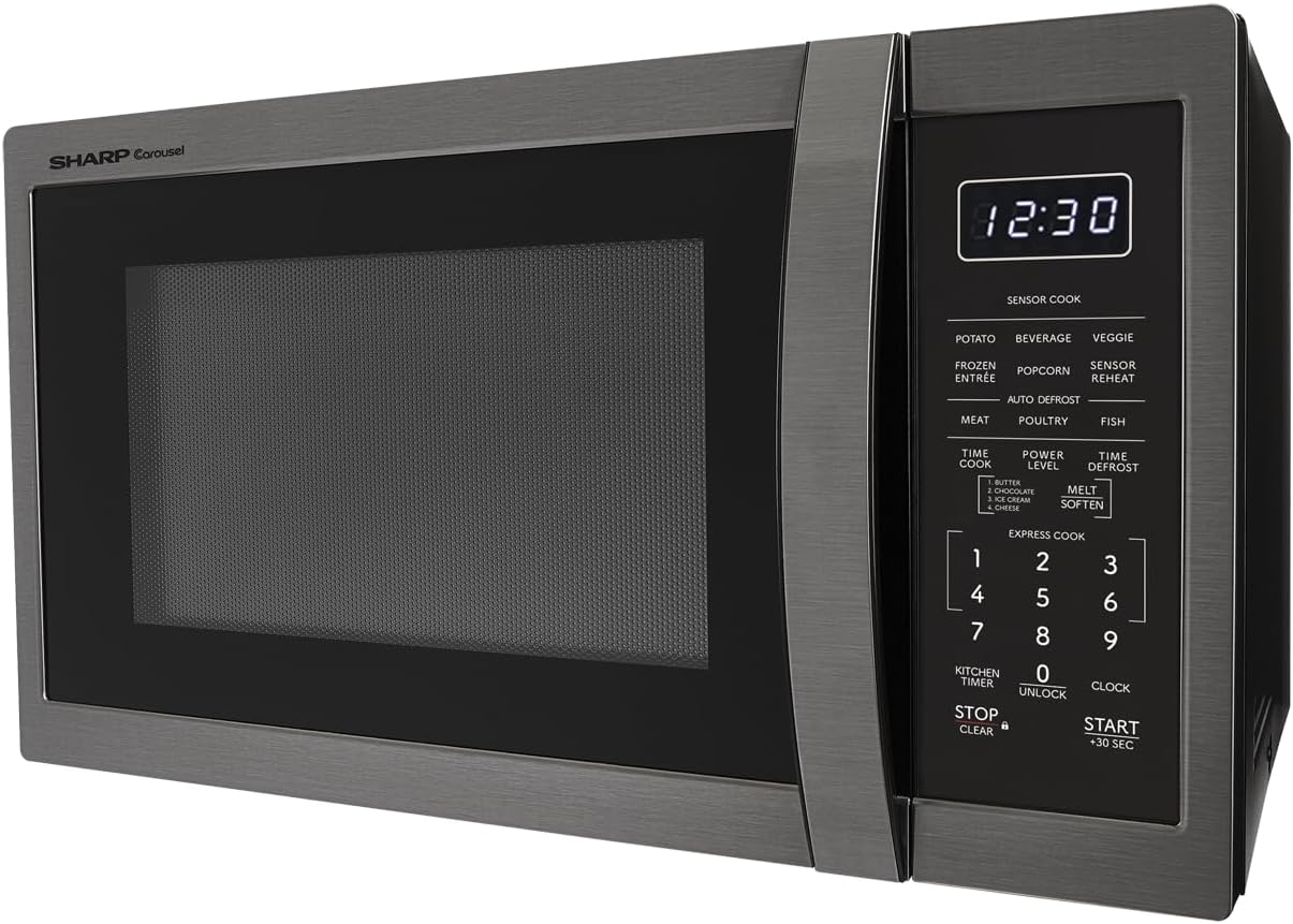 SHARP Countertop Microwave Oven with Removable 12.4