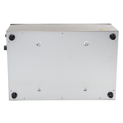 Winco FW-S500 Commercial Portable Steam Table Food Warmer 120V 1200W,Stainless Steel,Large