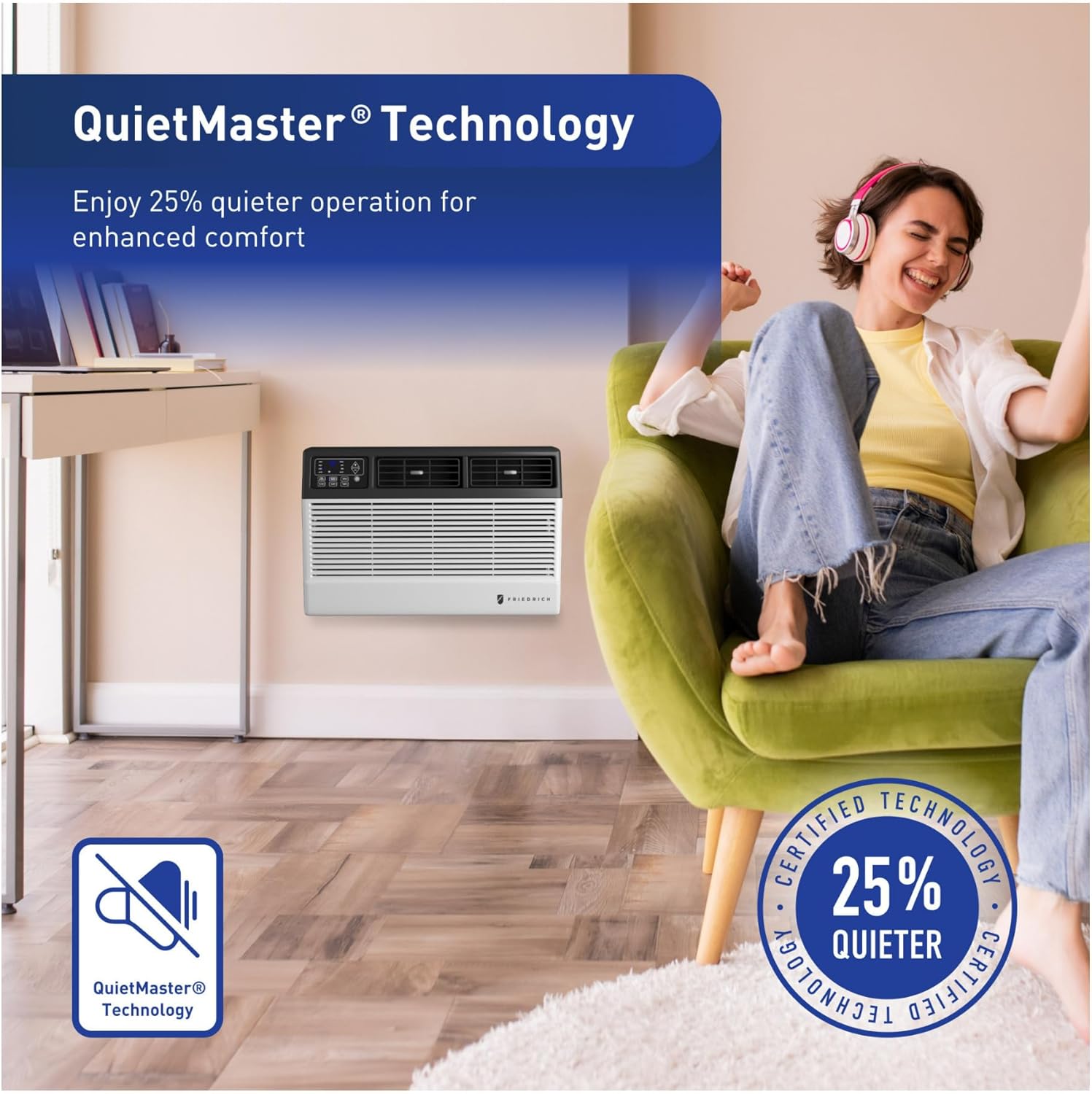 Friedrich Chill Premier Window/Wall Air Conditioner 6K BTU, 115V - CCW06B10C